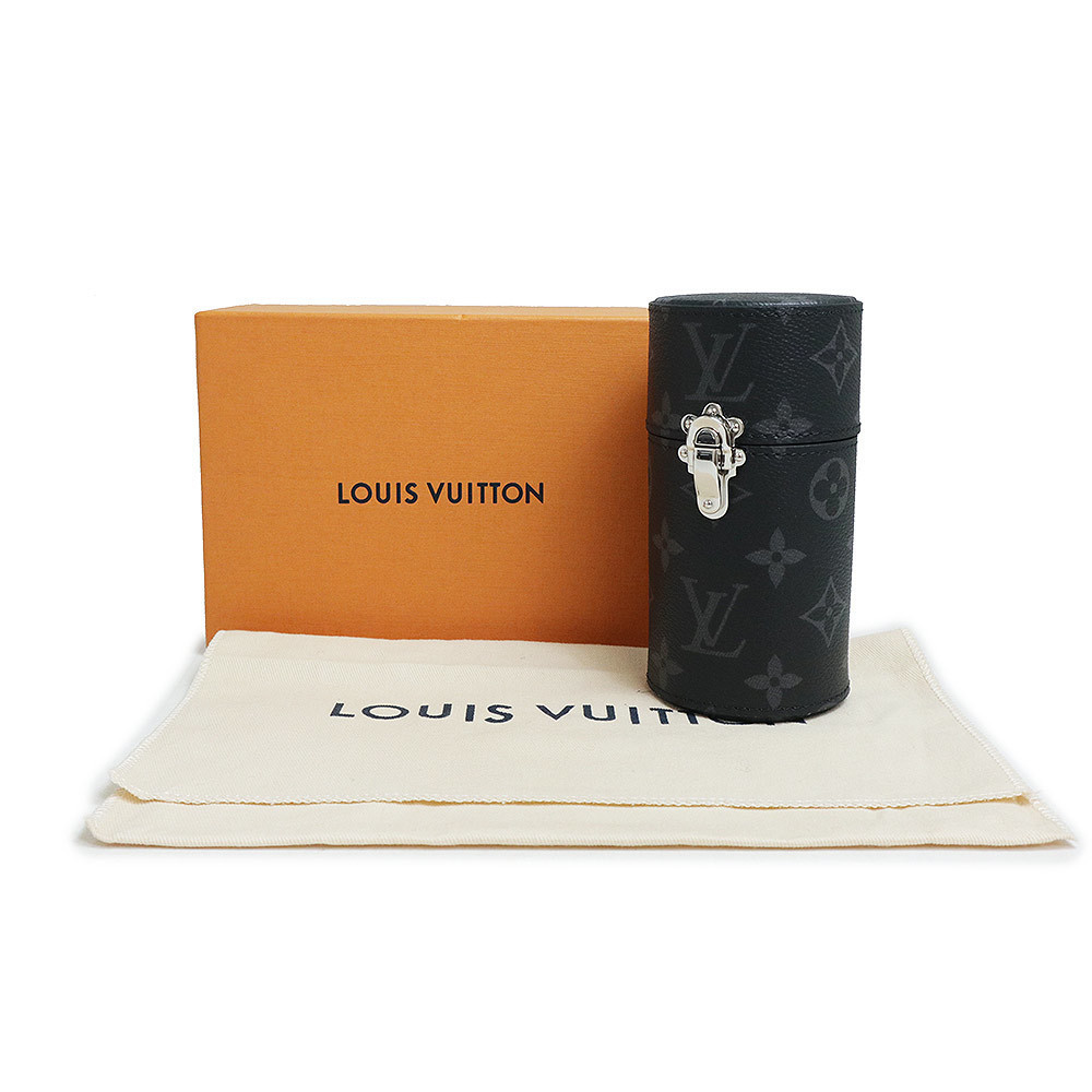 Louis Vuitton Case Fragrance Bottle Monogram Eclipse Black View 2